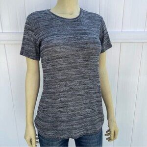 Whetherly Gray Short Sleeve Lightweight Crewneck Top Size S